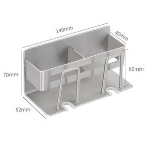 New Stainless Steel Toothbrush Holder